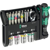 Wera 05049000001, Set d'embouts de vissage Noir/Vert