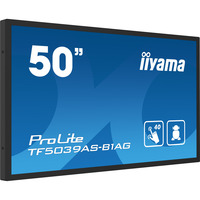 iiyama ProLite TF5039AS-B1AG, Affichage public Noir (Mat)