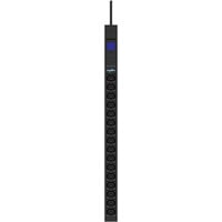 BlueWalker PowerWalker PDU PHL03 16xC13 (entrée IEC C14), Bloc d'alimentation Noir