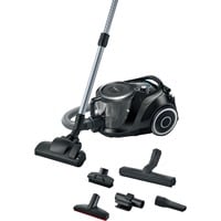 Bosch Serie 6 BGC41XSIL Aspirateur 2,4 L Aspirateur réservoir cylindrique Sec 700 W Sans sac Noir, 700 W, Aspirateur réservoir cylindrique, Sec, Sans sac, 2,4 L, Filtre allergène
