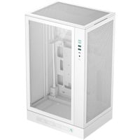 DeepCool CH270 DIGITAL boîtier mini tower Blanc | 2x USB-A | 1x USB-C | Verre Trempé
