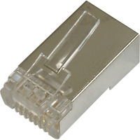 Digitus Connecteur modulaire CAT.5e pour câble rond, non blindé, 1 pièce, Prise de courant 