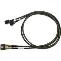 HighPoint SFF-8654 > 2x SFF-8643 câble NVMe 8654-8643-210 Noir