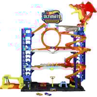 Hot Wheels City – Coffret Garage Ultime, Jeu de construction Ensemble véhicule et piste, 4 an(s), Plastique, Multicolore