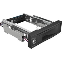 ICY BOX IB-167SSK Boîtier HDD Noir 3.5", Cadrage Noir, Boîtier HDD, 3.5", SAS, SATA, Série ATA II, Série ATA III, Échange à chaud, Noir