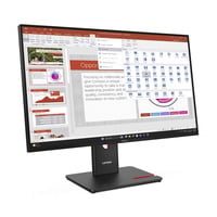 Lenovo ThinkVision T27-40 Moniteur 27" Noir, 1x DisplayPort, 1x HDMI, 1x VGA, 1x USB-C, 3x USB-A, 120 Hz, 68,6 cm (27"), 1920 x 1080 pixels, Full HD, LED, 6 ms, Noir