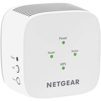 Netgear EX6110 Émetteur et récepteur réseau Blanc 10, 100, 300 Mbit/s, Répéteur Émetteur et récepteur réseau, 10,100,300 Mbit/s, Microsoft® Internet Explorer® 8.0, Firefox® 20 or Safari® 5.1 or Google Chrome™ 25.0..., Interne, 802.11a, Wi-Fi 5 (802.11ac), 802.11b, 802.11g, Wi-Fi 4 (802.11n), Bi-bande (2,4 GHz / 5 GHz)