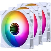 Phanteks M25G2-140 D-RGB Reverse Triple Pack ventilateurs de boîtier Blanc, 3 pièces, 140 x 140 x 25 mm, PWM