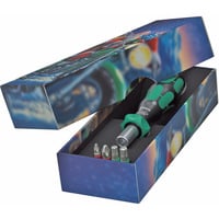 Wera 838 RA S/4 Christmas 2025, 05135823001, Set d'embouts de vissage Noir/Vert