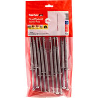 fischer Cheville à tige longue DuoXpand 10x160 FUS Gris clair/Rouge
