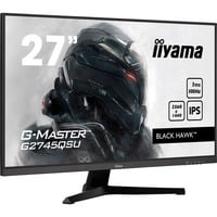 iiyama G-MASTER G2745HSU-B2 écran plat de PC 68,6 cm (27") 1920 x 1080 pixels Full HD LED Noir Moniteur gaming  Noir (Mat), 68,6 cm (27"), 1920 x 1080 pixels, Full HD, LED, 1 ms, Noir