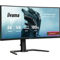 iiyama G-MASTER GCB3484WQSU-B1 écran plat de PC 86,4 cm (34") 3440 x 1440 pixels UltraWide Quad HD LED Noir Moniteur gaming incurvé Noir, 86,4 cm (34"), 3440 x 1440 pixels, UltraWide Quad HD, LED, 0,4 ms, Noir