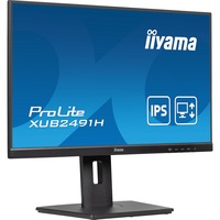iiyama ProLite XUB2491H-B1 écran plat de PC 60,5 cm (23.8") 1920 x 1080 pixels Full HD LED Noir Moniteur Noir (Mat), 60,5 cm (23.8"), 1920 x 1080 pixels, Full HD, LED, 0,5 ms, Noir