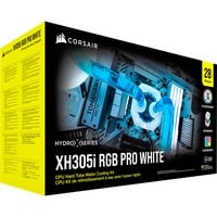 Corsair Hydro X Series iCUE XH305i RGo PRO, Watercooling Blanc
