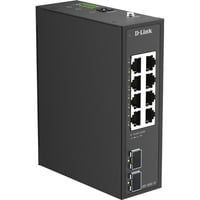 D-Link DIS-100G-10 commutateur réseau Non-géré L2 Gigabit Ethernet (10/100/1000) DIN rail Noir, Switch Non-géré, L2, Gigabit Ethernet (10/100/1000), DIN rail