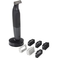 Procter & Gamble Tondeuse à barbe et rasoir corporel Series XT5 XT5300 Noir/Argent, Noir, Plastique, Acier inoxydable, Rectangle, 1 mm, 5 mm, Universel