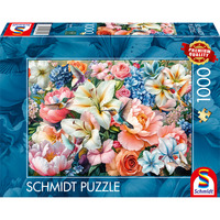 Schmidt Spiele Fleurs en pastel, Puzzle 