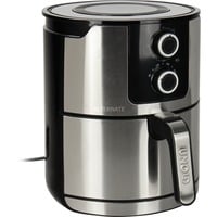 Unold 58655 friteuse Double 5 L 1400 W Friteuse d’air chaud Noir, Acier inoxydable, Friteuse à air chaud Acier inoxydable brossé/Noir, Friteuse d’air chaud, 5 L, 1 kg, 80 °C, 200 °C, 60 min