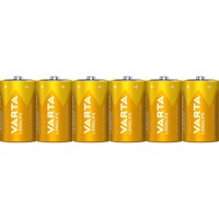 Varta Longlife Extra D, 6x Batterie à usage unique Alcaline 6x, Batterie à usage unique, D, Alcaline, 1,5 V, 6 pièce(s), Bleu, Jaune