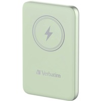 Verbatim Charge 'n' Go Lithium Polymère (LiPo) 10000 mAh Recharge sans fil Vert, Powerbank Vert clair, 10000 mAh, Lithium Polymère (LiPo), Quick Charge 3.0, Recharge sans fil, Vert