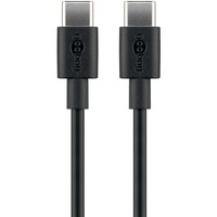 goobay Câble USB 2.0, connecteur USB-C > connecteur USB-C Noir