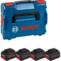 Bosch 4 X PROCORE18V 5.5AH PROFESSIONAL, Batterie Bleu/Noir, Batterie, Lithium-Ion (Li-Ion), 5,5 Ah, 18 V, Bosch, Noir, Bleu, Rouge