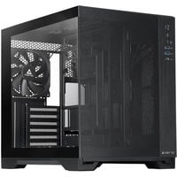 Chieftec mATX Gehäuse GM-30B-M-OP, black Cube Noir boîtier midi tower Noir | 2x USB-A | 1x USB-C | Verre Trempé