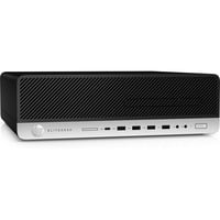 HP EliteDesk 800 G4 SFF Reconditionné, PC Noir/Argent