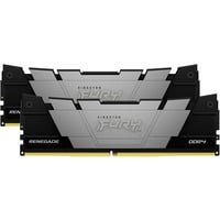 Kingston FURY FURY 64 Go 3600 MT/s DDR4 CL18 DIMM (Kits de 2) Renegade Black, Mémoire vive Noir, 64 Go, 2 x 32 Go, DDR4, 288-pin DIMM