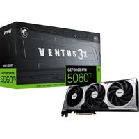 MSI GeForce RTX 5060 Ti 16G VENTUS 3X OC, Carte graphique 3x DisplayPort, 1x HDMI