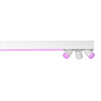 Philips Hue Plafonnier Centris 3 spots, Lumière LED Blanc, Philips Hue White and Color ambiance Plafonnier Centris 3 spots, Spot d'éclairage intelligent, Blanc, Bluetooth/Zigbee, LED, Ampoule(s) non remplaçable(s), GU10