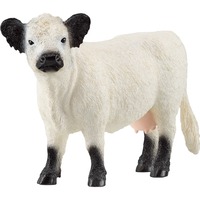 Schleich Vache Galloway, Figurine 3 an(s), Noir, Blanc, Plastique