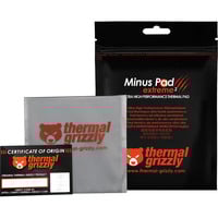 Thermal Grizzly Tampon Minus extreme 2 - 100x 100x 1,5 mm, Pad Thermique Gris