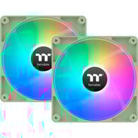Thermaltake CT140 ARGB Sync PC Cooling Fan Matcha Green ventilateurs de boîtier Vert clair, 2 pièces, 140 x 140 x 25 mm, PWM