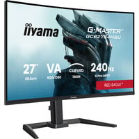 iiyama G-Master GCB2784HSU-B1 27" Moniteur gaming incurvé Noir, 1x DisplayPort, 2x HDMI, 2x USB-A, 240 Hz, 68,6 cm (27"), 1920 x 1080 pixels, Full HD, LCD, Noir