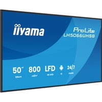 iiyama LH5066UHSB-B1AG, Affichage public Noir (Mat)