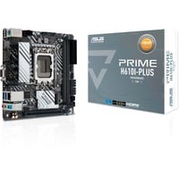ASUS PRIME H610I-PLUS-CSM Intel H610 LGA 1700 mini ITX carte mère socket 1700 Intel, LGA 1700, Intel® Celeron®, Intel® Core™ i3, Intel® Core™ i5, Intel® Core™ i7, Intel® Core™ i9,..., DDR5-SDRAM, 96 Go, DIMM