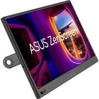 ASUS ZenScreen MB169CK écran plat de PC 39,6 cm (15.6") 1920 x 1080 pixels Full HD LCD Noir Moniteur Noir, 1x Mini HDMI, 2x USB-C, 39,6 cm (15.6"), 1920 x 1080 pixels, Full HD, LCD, 5 ms, Noir
