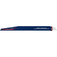 Bosch 2 608 900 394 Lame de scie sauteuse, à chantourner et sabre Lames de scie sabre Carbone 1 pièce(s) Lames de scie sabre, Bois de construction avec clous, Plastique renforcé en fibre de verre, Plastique, Carbone, Bleu, 6 - 8, 3 mm