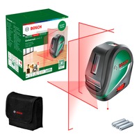 Bosch Laser à lignes croisées UniversalLevel 3, Laser Cross Ligne Vert/Noir
