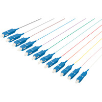 Digitus Pigtails SC Simplex OS2 teintés, Câble Multicolore