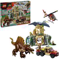 LEGO Jurassic World Mission aérienne avec le spinosaure et le quetzalcoatlus, Jouets de construction Jeu de construction, 8 an(s), Plastique, 984 pièce(s), 1,77 kg