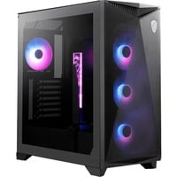 MSI MPG Gungnir 300R AIRFLOW Midi Tower Noir, boîtier pc Noir | 2x USB-A | 1x USB-C | RGB | Verre Trempé