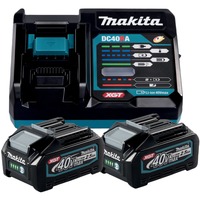 Makita Power Source Kit Li 40V 2,5Ah, Chargeur Noir/Bleu