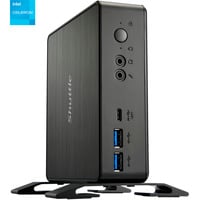 Shuttle XPC Nano PC NC40U, Intel Celeron 7305U, 1x HDMI, 1x DP,1xUSB-C/DP, 6x USB3.2, 1x 2.5" bay, 2x M.2, 1x LAN, RAID, fonctionnement permanent 24/7, attaches VESA, Barebone Noir, Intel Celeron 7305U, 1x HDMI, 1x DP,1xUSB-C/DP, 6x USB3.2, 1x 2.5" bay, 2x M.2, 1x LAN, RAID, fonctionnement permanent 24/7, attaches VESA, 0.84L sized PC, Mini PC type barebone, Intel SoC, DDR4-SDRAM, PCI Express, Série ATA III, 65 W