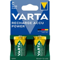 VARTA Pile rechargeable Power HR14, C (Baby), 3.000 mAh, Batterie 