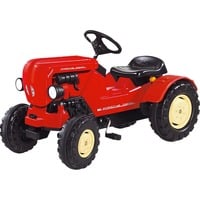 BIG Tracteur diesel Junior Porsche, Véhicules pour enfants Rouge