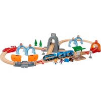 BRIO Circuit Voyageur Smart Tech Sound, Train Garçon/Fille, 3 an(s), Véhicules inclus, AAA, Plastique, Bois, Multicolore