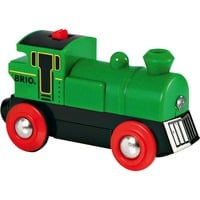 BRIO Locomotive à Pile Bi Directionnelle, Jeu véhicule Vert