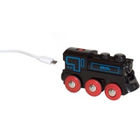 BRIO Locomotive rechargeable, Jeu véhicule Noir, 33599